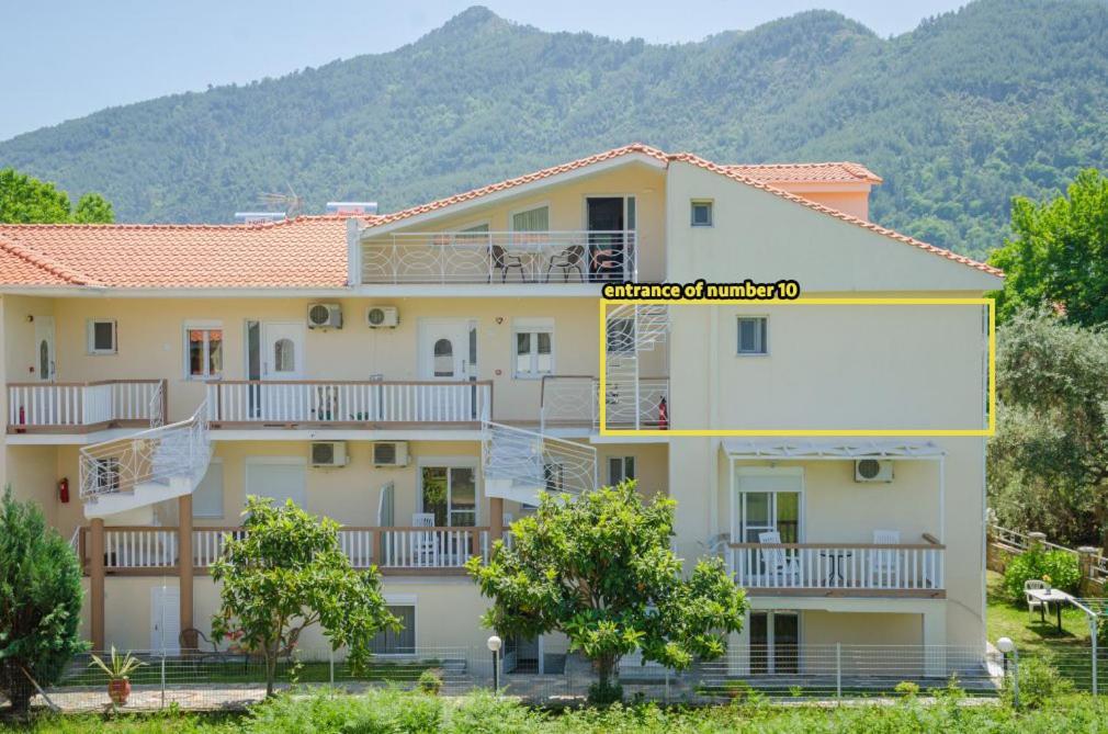 San Giorgio Apartments Skala Potamia  Rum bild